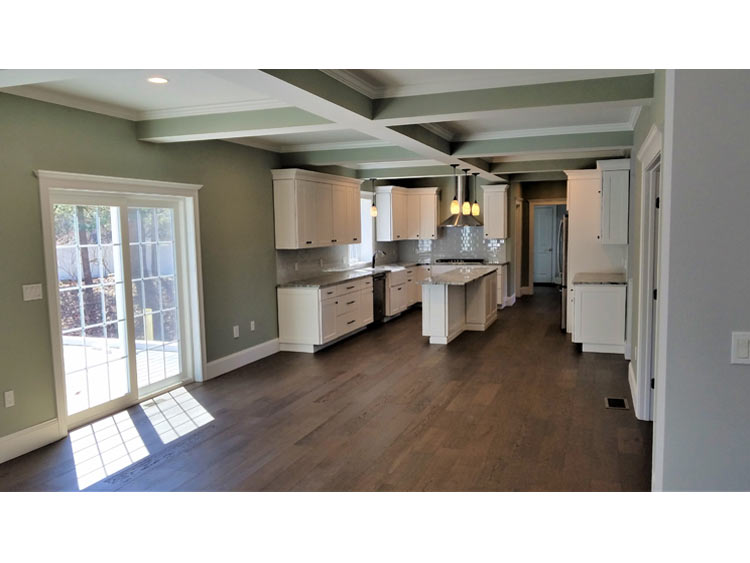 Residential room after professional interior painting